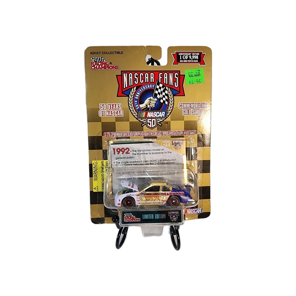 Racing Champions 1998 - Dave Stricklin #92 NASCAR Ford Taurus - Gold New 1:64
